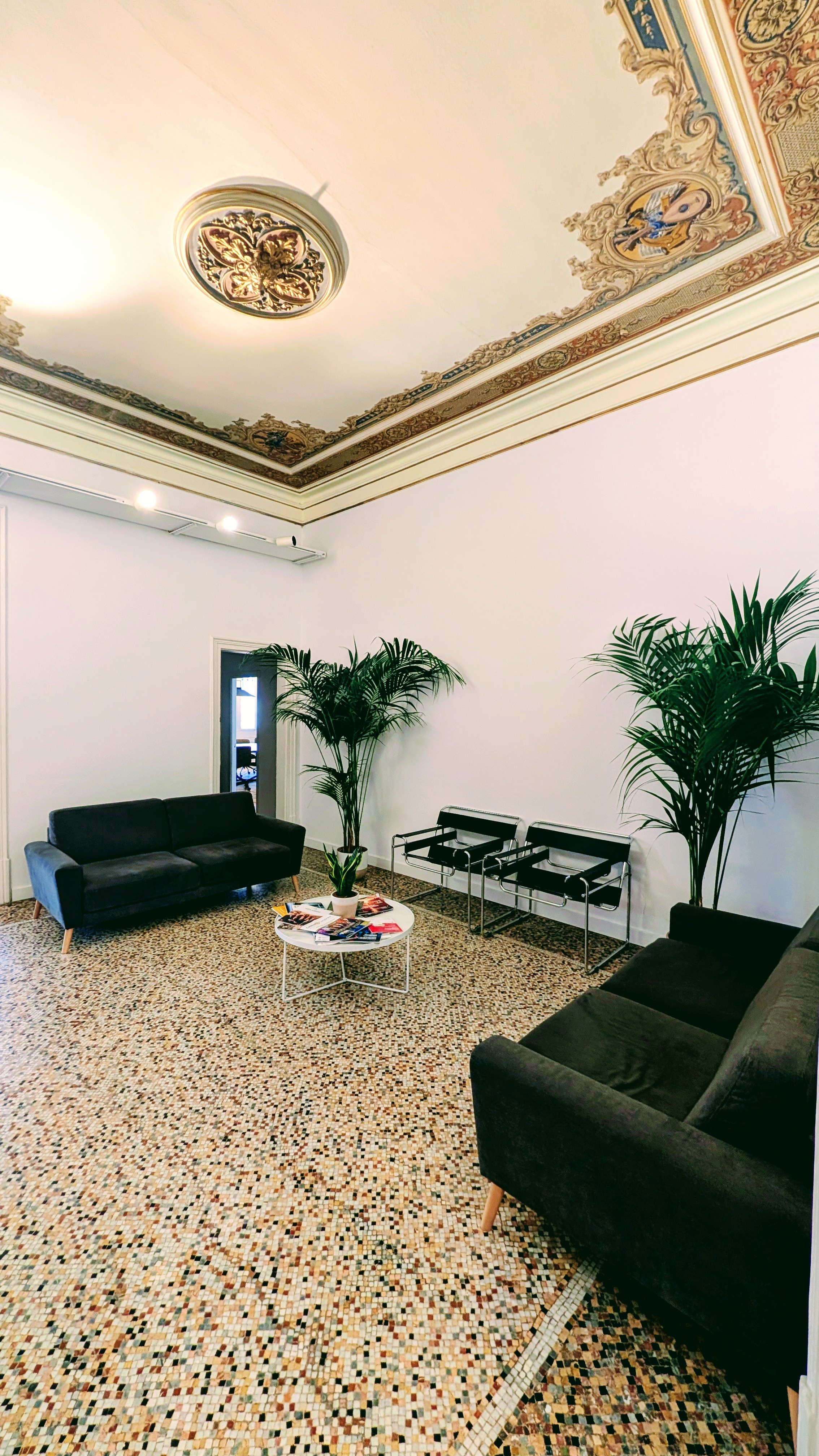 Sala de espera acogedora